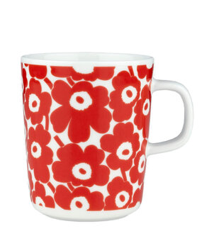 Marimekko Marimekko Pikkuinen Unikko 60-jarig Jubileum beker 2.5 dl rood