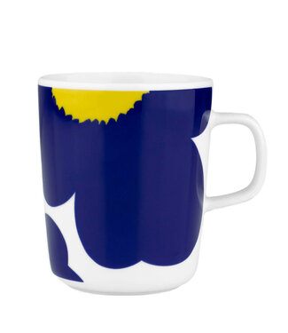 Marimekko Marimekko Iso Unikko 60th Anniversary cup 2.5 dl dark blue yellow
