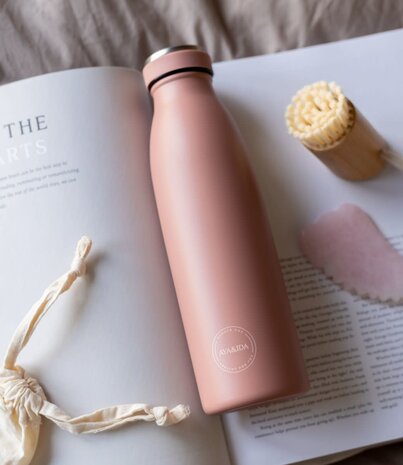 AYA & IDA AYA & IDA Thermo RVS Drinking bottle 500 ml Ash Rose AYA & IDA AYA & IDA Thermo RVS Drinking bottle 500 ml Ash Rose