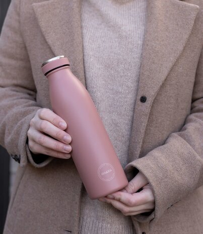 AYA & IDA AYA & IDA Thermo RVS Drinkfles 500 ml Ash Rose AYA & IDA AYA & IDA Thermo RVS Drinkfles 500 ml Ash Rose