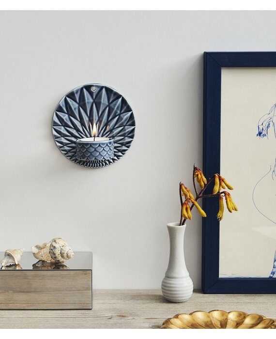 Dottir wand kandelaar Pipanella Wall Votive Scales midnight