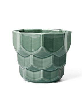 Dottir Nordic Design Dottir Samsurium bloempot sparrengroen small Dottir Nordic Design Dottir Samsurium bloempot sparrengroen small