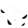 Flensted Mobiles Flensted Mobiles Life & Thread mobiel wit en/of zwart met goud Flensted Mobiles Flensted Mobiles Life & Thread mobiel wit en/of zwart met goud