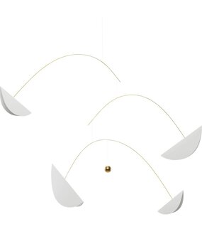 Flensted Mobiles Flensted Mobiles Life & Thread mobiel wit en/of zwart met goud