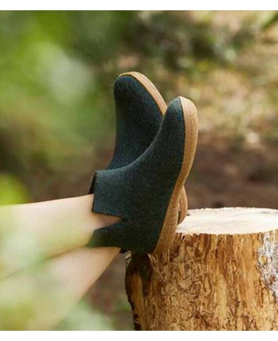 Glerups Boot met rubberen honing zool (diverse maten) Forest Pantoffel