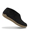 Glerups Shoe with leather sole (various sizes) Charcoal Slipper Glerups Shoe with leather sole (various sizes) Charcoal Slipper