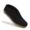 Glerups Glerups Shoe Pantoffel met leren zool (diverse maten) Charcoal Glerups Glerups Shoe Pantoffel met leren zool (diverse maten) Charcoal