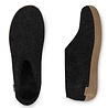 Glerups Glerups Shoe Pantoffel met leren zool (diverse maten) Charcoal Glerups Glerups Shoe Pantoffel met leren zool (diverse maten) Charcoal