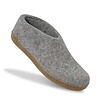 Glerups Glerups Shoe Pantoffel met leren zool (diverse maten) Grijs Glerups Glerups Shoe Pantoffel met leren zool (diverse maten) Grijs