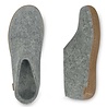 Glerups Glerups Shoe Pantoffel met leren zool (diverse maten) Grijs Glerups Glerups Shoe Pantoffel met leren zool (diverse maten) Grijs