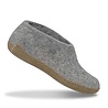 Glerups Glerups Shoe Pantoffel met leren zool (diverse maten) Grijs Glerups Glerups Shoe Pantoffel met leren zool (diverse maten) Grijs