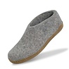 Glerups Glerups Shoe Pantoffel met leren zool (diverse maten) Grijs Glerups Glerups Shoe Pantoffel met leren zool (diverse maten) Grijs