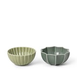 Dottir Nordic Design Dottir Samsurium set van 2 mini schaaltjes - wasabi en sparrengroen Dottir Nordic Design Dottir Samsurium set van 2 mini schaaltjes - wasabi en sparrengroen