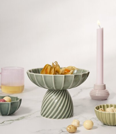 Dottir Nordic Design Dottir Samsurium bowl on Eucalyptus foot Dottir Nordic Design Dottir Samsurium bowl on Eucalyptus foot