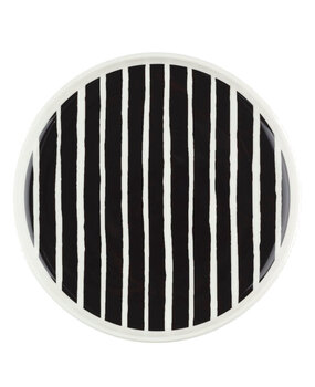 Marimekko Marimekko Piccolo plate 20cm black Marimekko Marimekko Piccolo plate 20cm black