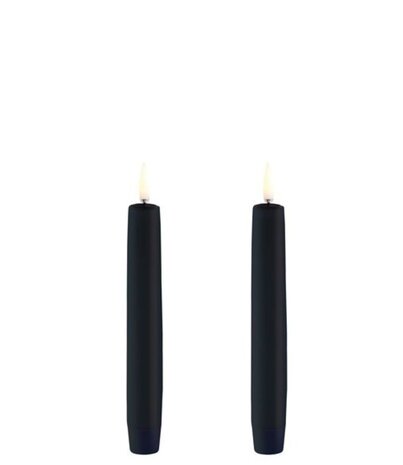 Uyuni Lighting Uyuni Lighting LED candle 2 stuks Ø2,3 x 15.5cm Black Uyuni Lighting Uyuni Lighting LED candle 2 stuks Ø2,3 x 15.5cm Black