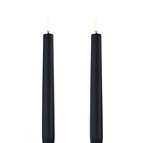 Uyuni Lighting Uyuni Lighting LED Wax dinerkaars 2 stuks Ø2,3 x 20,5cm zwart Uyuni Lighting Uyuni Lighting LED Wax dinerkaars 2 stuks Ø2,3 x 20,5cm zwart