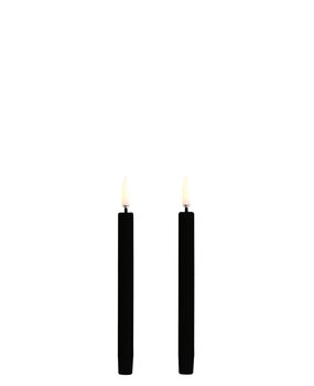 Uyuni Lighting Uyuni Lighting LED Wax mini candle 2 pieces Ø1.3 x 13.8cm Black Uyuni Lighting Uyuni Lighting LED Wax mini candle 2 pieces Ø1.3 x 13.8cm Black