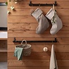 EKTA Living - by Wirth EKTA Living Knob rack 6 Black oak - design by Wirth EKTA Living - by Wirth EKTA Living Knob rack 6 Black oak - design by Wirth