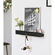 EKTA Living - by Wirth EKTA Living Magnetic shelf 40cm Black oak - design by Wirth EKTA Living - by Wirth EKTA Living Magnetic shelf 40cm Black oak - design by Wirth