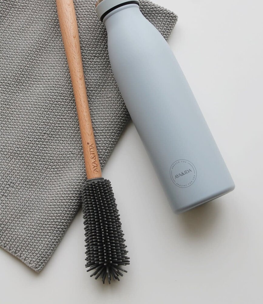 AYA & IDA AYA & IDA Silicone Brush with Detachable Head for Drinking Bottle