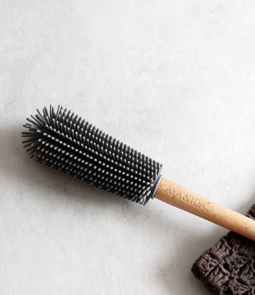 AYA & IDA AYA & IDA Silicone Brush with Detachable Head for Drinking Bottle