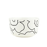 Marimekko Marimekko Piirto Unikko bowl 2.5dl black Marimekko Marimekko Piirto Unikko bowl 2.5dl black