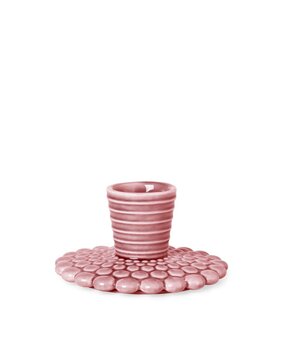 Dottir Nordic Design Dottir Candlestick Pipanella Bubble Lines Dusty Rose