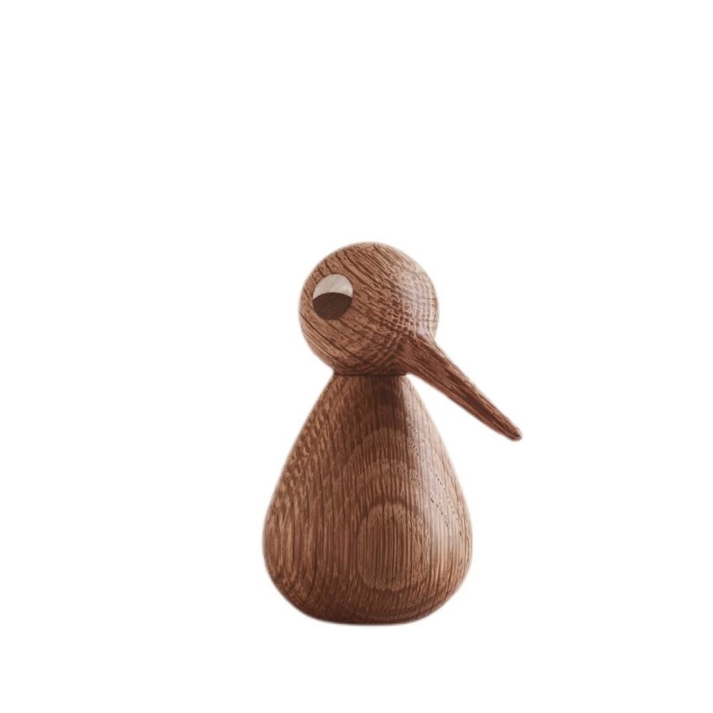 Architectmade Bird smoked oak Small H7.5cm - blikfang