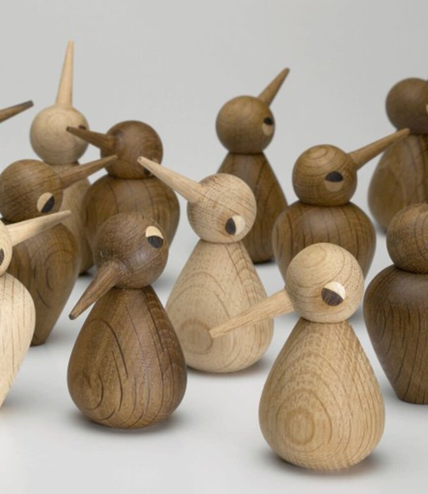 ARCHITECTMADE Architectmade Bird smoked oak Large H12cm ARCHITECTMADE Architectmade Bird smoked oak Large H12cm
