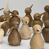 ARCHITECTMADE Architectmade Bird smoked oak Large H12cm ARCHITECTMADE Architectmade Bird smoked oak Large H12cm