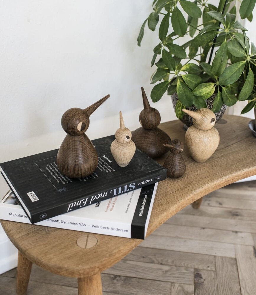 ARCHITECTMADE Architectmade Bird smoked oak Large H12cm ARCHITECTMADE Architectmade Bird smoked oak Large H12cm