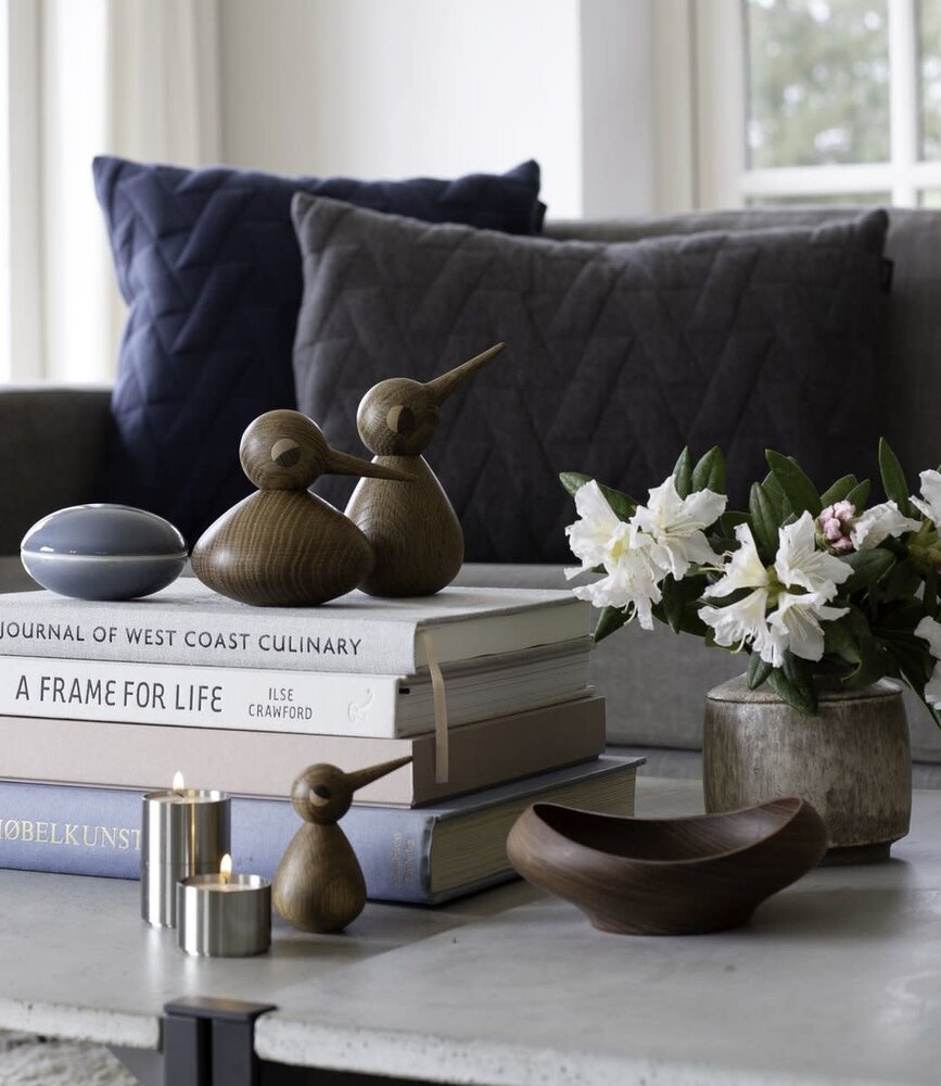 ARCHITECTMADE Architectmade Bird gerookt eiken H12cm Vogel Large ARCHITECTMADE Architectmade Bird gerookt eiken H12cm Vogel Large