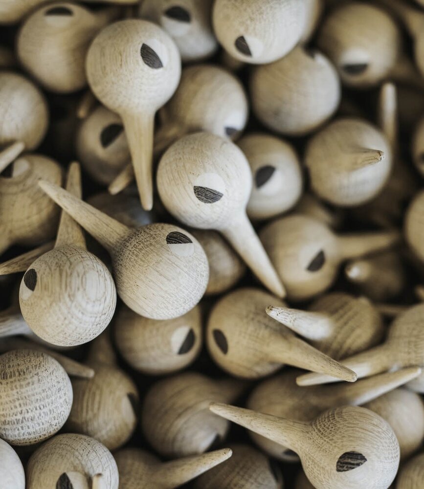 ARCHITECTMADE Architectmade Bird oak Chubby H10.5cm ARCHITECTMADE Architectmade Bird oak Chubby H10.5cm