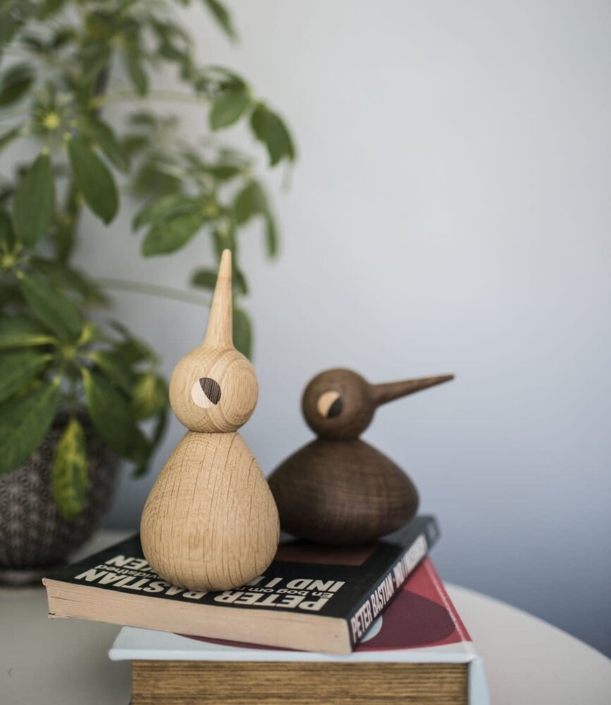 ARCHITECTMADE Architectmade Bird smoked oak Chubby H10.5cm ARCHITECTMADE Architectmade Bird smoked oak Chubby H10.5cm