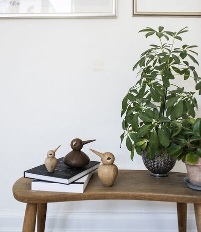 ARCHITECTMADE Architectmade Bird smoked oak Chubby H10.5cm ARCHITECTMADE Architectmade Bird smoked oak Chubby H10.5cm