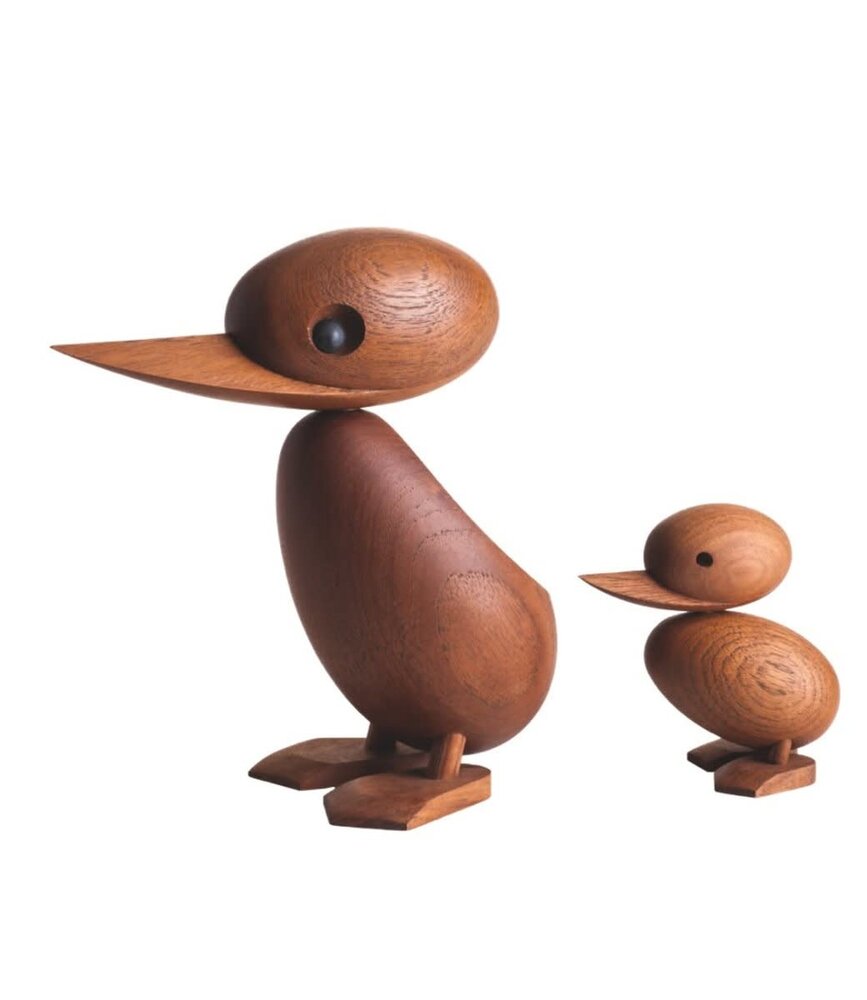 ARCHITECTMADE Architectmade Duckling H8.7cm Teak hout ARCHITECTMADE Architectmade Duckling H8.7cm Teak hout