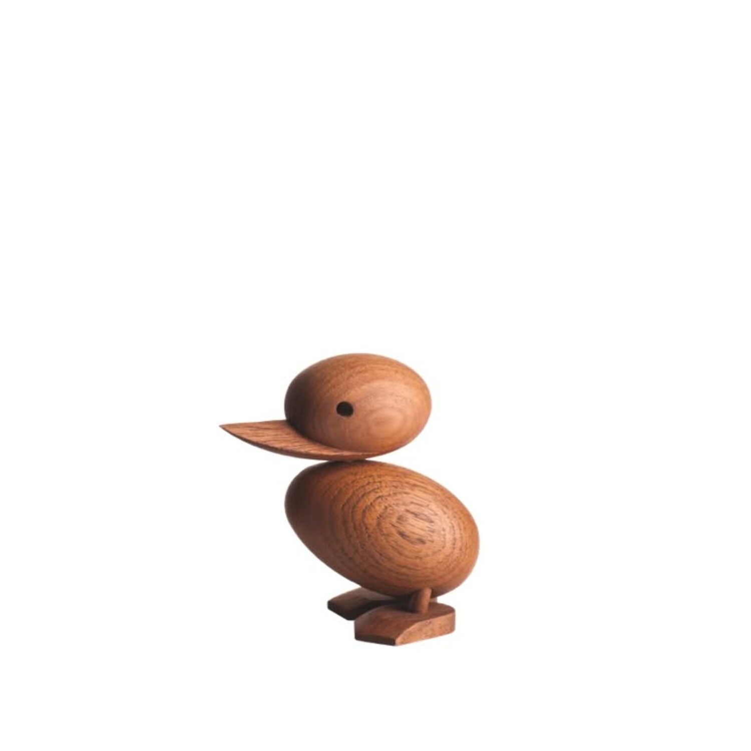 Architectmade Duckling H8.7cm Teak wood - blikfang