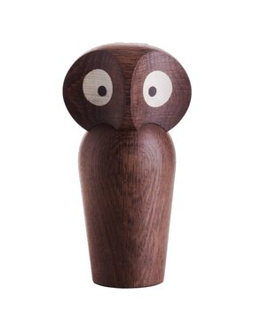 ARCHITECTMADE Architectmade Owl Large smoked oak H17cm ARCHITECTMADE Architectmade Owl Large smoked oak H17cm