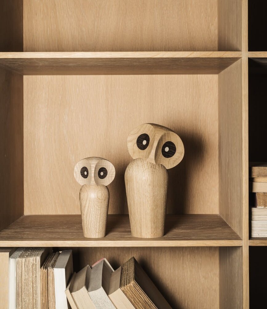 ARCHITECTMADE Architectmade Uil Mini eiken H8.5cm ARCHITECTMADE Architectmade Uil Mini eiken H8.5cm