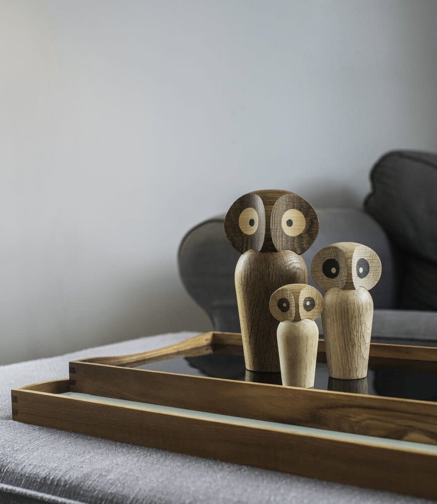 ARCHITECTMADE Architectmade Owl Mini oak H8.5cm ARCHITECTMADE Architectmade Owl Mini oak H8.5cm