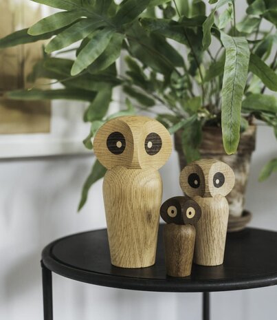 ARCHITECTMADE Architectmade Owl Mini oak H8.5cm ARCHITECTMADE Architectmade Owl Mini oak H8.5cm