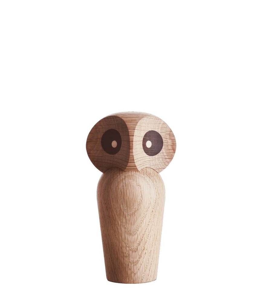 ARCHITECTMADE Architectmade Owl Small oak H12cm ARCHITECTMADE Architectmade Owl Small oak H12cm