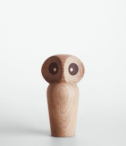ARCHITECTMADE Architectmade Owl Small oak H12cm ARCHITECTMADE Architectmade Owl Small oak H12cm