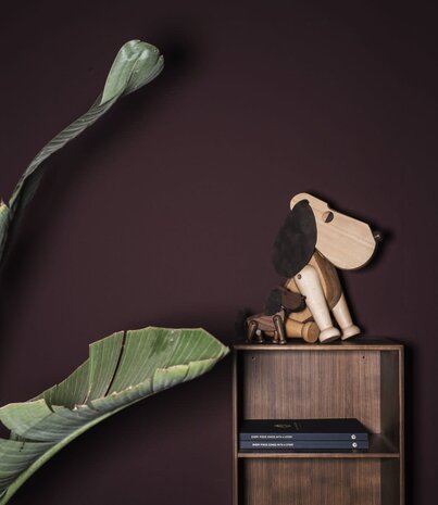 ARCHITECTMADE Architectmade Rufus H36cm Beech wood with leather ARCHITECTMADE Architectmade Rufus H36cm Beech wood with leather