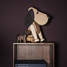 ARCHITECTMADE Architectmade Rufus H36cm Beech wood with leather ARCHITECTMADE Architectmade Rufus H36cm Beech wood with leather