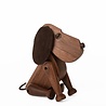 ARCHITECTMADE Architectmade Bobby H13cm Walnoot hout met leer ARCHITECTMADE Architectmade Bobby H13cm Walnoot hout met leer