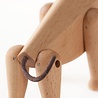 ARCHITECTMADE Architectmade Oscar H13cm Beech wood with leather ARCHITECTMADE Architectmade Oscar H13cm Beech wood with leather