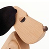 ARCHITECTMADE Architectmade Oscar H13cm Beech wood with leather ARCHITECTMADE Architectmade Oscar H13cm Beech wood with leather