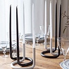 ARCHITECTMADE Architectmade Gemini candlestick matt black coated stainless steel ARCHITECTMADE Architectmade Gemini candlestick matt black coated stainless steel